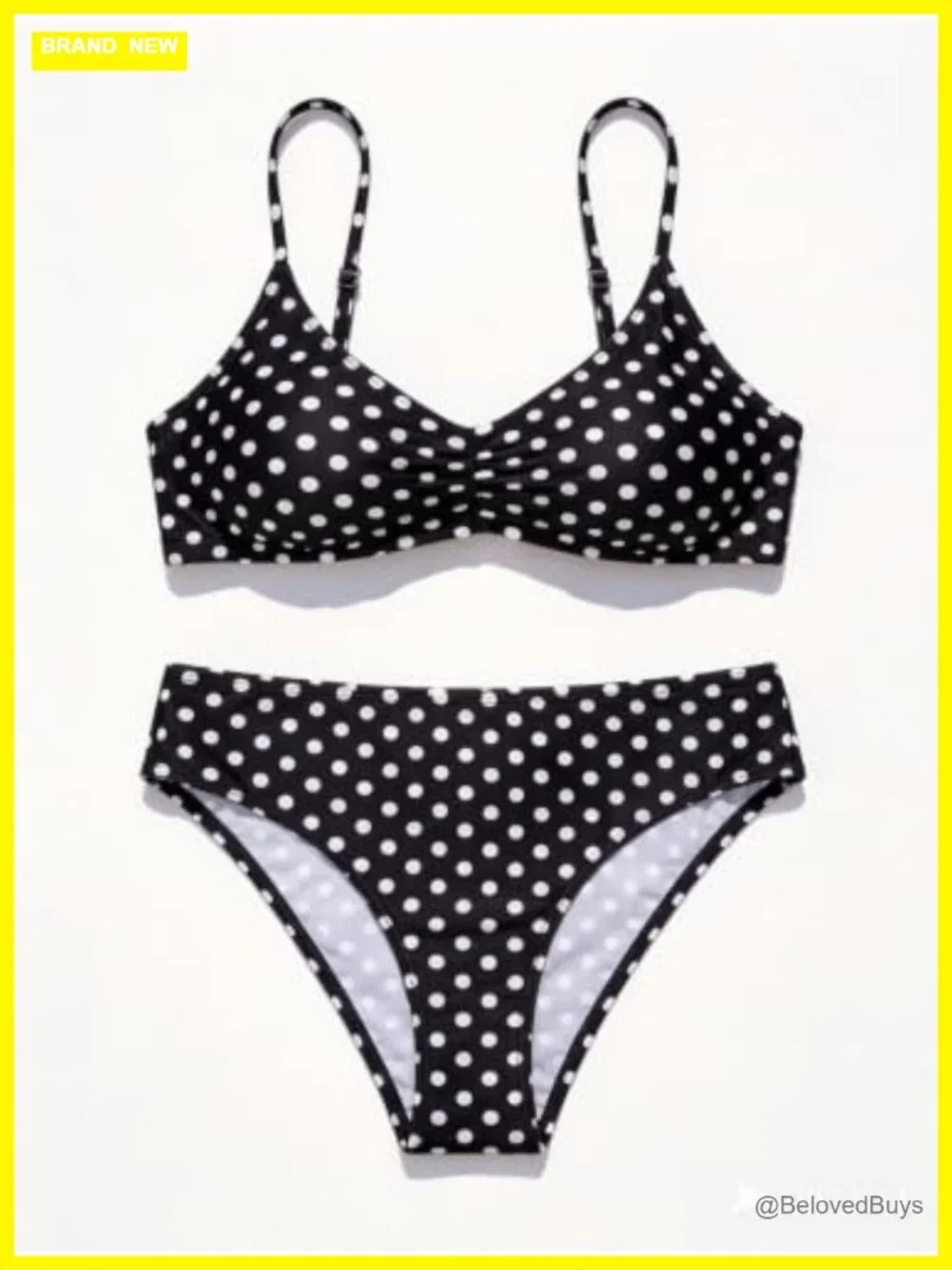 High Waisted Bikini Set Floral Print Cheeky Bathing Suit for Women Push Up